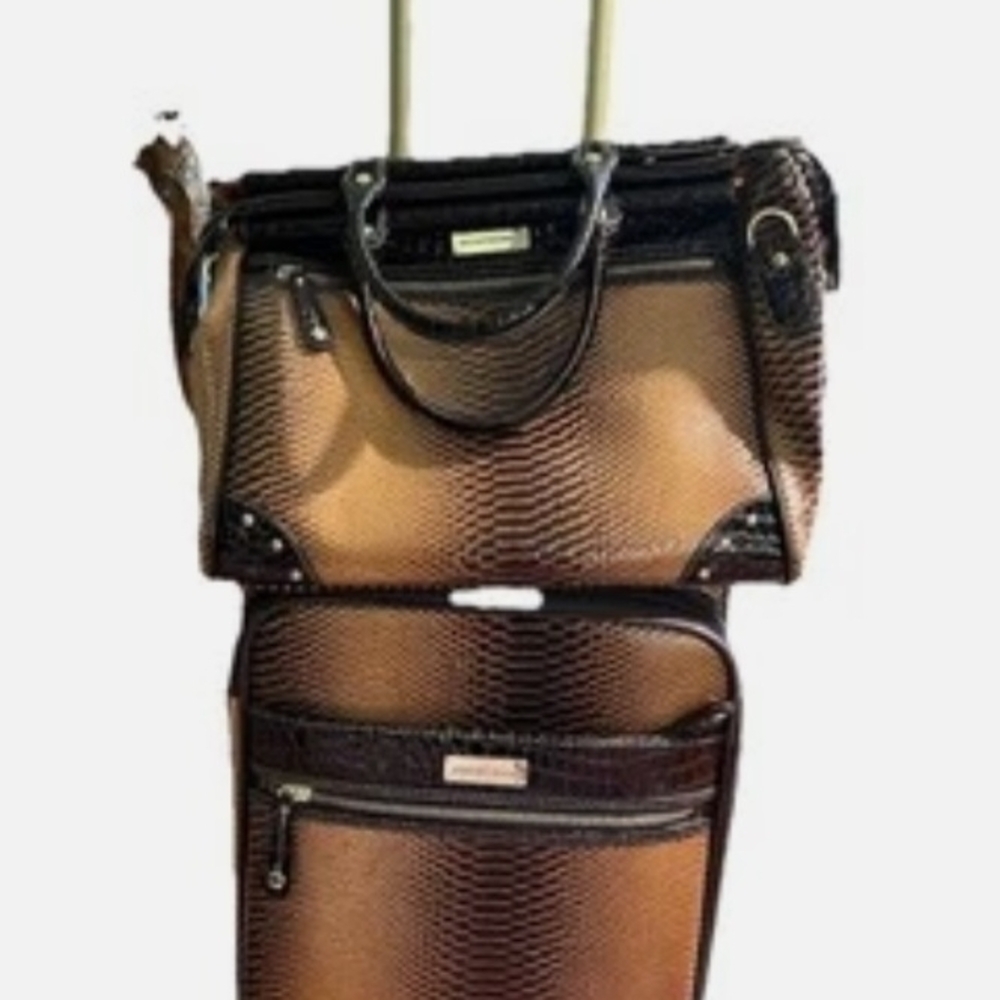 Samantha Brown Set, Spinner And Tote Ombre